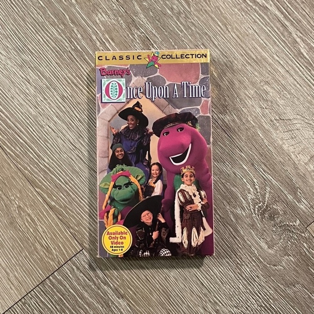 EUC Barneys New York Once Upon A Time Classic Collection VHS - Purple and Green